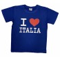 T-SHIRT I love Italia royal